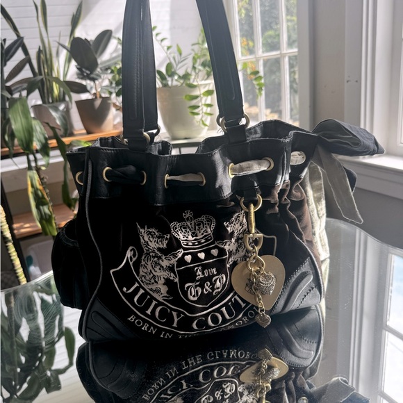 🚨 🏈 02' Vintage Juicy Couture Scottie Dog Daydreamer Tote - Picture 1 of 11